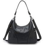 Zency 100% ehtsast nahast mood naiste &otilde;lakotid Kvaliteetsed Hobos Elegant Lady Tote K&auml;ekott Must Hall Crossbody kotid must