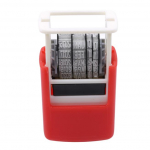 DIY k&auml;epide konto kuup&auml;eva templid tembeldavad mudakomplektid mini isev&auml;rvivad templid v&auml;ljal&otilde;igete albumi kontoritarbed punane