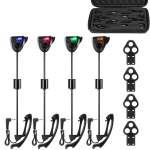 Lixada Fishing Swinger Set Carp Fishing Bite Indicator Swinger Digital Fishing Alarm LED Bite JY-SW-15BW