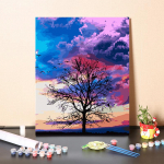 DIY maalimine numbrite j&auml;rgi Digitaalne &otilde;limaal Hobid &otilde;limaali numbrid &otilde;limaali numbrid maalimine kujutav kunst Kodukaunistamine 40x50cm no frame