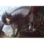 5D DIY Diamond  Dragon Warrior  Kodukaunistus Teemantmosaiik DIY Teemanttikandid Kristall t&auml;isruutu / &uuml;mmargune Full Square (20X30CM)