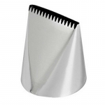 1 tk eriti suur 304 roostevabast terasest otsik j&auml;&auml;tumine torude otsikud kreemikoogi kaunistamise t&ouml;&ouml;riistad kondiitritoodete otsik Fondant k&uuml;psetustarvikud