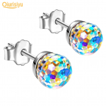 Naiste kunstkristallkuuli disainiga k&otilde;rvar&otilde;ngad 8 mm mitmev&auml;rviline