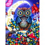 5d teemanttikandid &ouml;&ouml;kull mosaiik ristpistes komplekt &uuml;mmargune ruudukujuline teemantmaaling loom uus saabumine helmestega kivikivid k&auml;sitsi valmistatud hobi Full Round 20X30CM punane