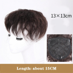 Bybrana Natural Color s&uuml;nteetiline juuksepea Parukas naistele Hingav juuksev&otilde;rk alus tukkidega Klambriga Juuste Toupee Juustekomplekt