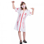 Laste &otilde;udusfilmi zombitapja &otilde;e kost&uuml;&uuml;m, t&uuml;drukute halloweeni v&auml;ljam&otilde;eldud kleit S valge