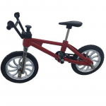 Armsad mini-s&otilde;rmega Bmx-m&auml;nguasjad maastikuratta loominguline m&auml;ngu&uuml;likond t&auml;iskasvanutele m&otilde;eldud kolmev&auml;rviline BMX Fixie jalgratta-s&otilde;rmega t&otilde;ukeratas roheline
