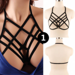 Uus Pentagrami v&ouml;&ouml; Sexy Ladies naiste keharakmed rinnahoidja rinnahoidja Bondage pesu rinnahoidja gooti stiilis sukapaela rihmahoidjad, rakmed naistepesu 1