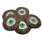 5 tk hambaravi labori materjalid riiv poleerimishari ratas p&ouml;&ouml;rlevad t&ouml;&ouml;riistad labori pruunid hobusekarvad, 48 mm mikromootoriga hambaravi 5pcs