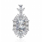 SACE GEMS Klassikaline luksuslik tsirkoonist naiste ripats kaelakee ehted pulmalubaduse peokink roosa