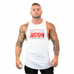 Muscleguysi uued puuvillased j&otilde;usaali p&uuml;ksid Meeste varrukateta topid poistele Kulturismi riided Aluss&auml;rk Fitness Stringer treeningvest M must