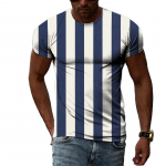 Suvine moetriibuline muster Meeste T-s&auml;rgid Vabaaja isikup&auml;ra Laheda stiiliga tr&uuml;kitud T-s&auml;rgid Trend Lihtsad O-kaelusega l&uuml;hikeste varrukatega topid 2XL