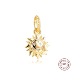 Sobib Euroopale K&auml;ev&otilde;ru Naistele 925 Sterling Silver S&auml;delev P&auml;ikeseripats Amuletid Helmed DIY Ehete valmistamine Perles beige