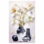 3D abstraktne lilleline l&otilde;uend maalimine stereoskoopilised lilled seinakunsti plakatid ja tr&uuml;kised Quadro seinakunstipilt Kodukaunistus Hiina elemendid 50x100cm