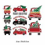 8tk/komplekt J&otilde;uluplaaster Riided Kleebised Kapuutsid Ise tehes Teksad Pargid Ropa Heat Press Applikeeritud Talveplaaster j&otilde;ulukink 25x19.2cm