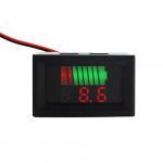 Auto aku laetuse taseme indikaator 12 V 24 V 36 V 48 V 60 V 72 V liitiumaku mahum&otilde;&otilde;turi testkuva LED tester Voltmeeter 12-60V Red
