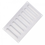 8 Pikk ovaalne silikoonvorm Long Mousse Vorm Kondiitrivorm &Scaron;okolaadivorm valge