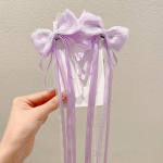 Uus Hiina stiilis vibu tutt Streamer Armsad juuksen&otilde;elad Lastele Armsad T&uuml;drukute Juukseklambrid Naiste Juukseklambrid Juukseklambrid Juukseaksessuaarid oranž