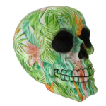 Les Tr&eacute;sors De Lily [A2411] &ndash; troopiline vaigukujuke  Skull  - 150x120x105 mm roheline