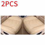 Universaalsed &uuml;liluksuslikud autoistmekatted t&auml;iskomplekt, must uuendatud automaatsed istmepadjad auto esiistmekatted ja tagaistmekatted 2pcs front cover