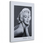 Mustvalge l&otilde;uenditr&uuml;kk Marilyn Monroe 40x60 valge/must