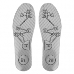 Acupressure jala sisetald Meeste naiste pehme hingav sport polsterdus siset&uuml;kid higi neelavad deodorant sisetallad Boost kinga padjad 43 hall