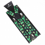 30 v&auml;rvi Heavy Duty Meeste Traksid 3 Pandlad 2,5 cm Y Selg Vastupidav elastsed Reguleeritavad Sukad Tugevad Metallklambrid Sobib meestele Naistele 100cm