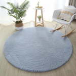 Pehmed kohevad &uuml;mmargused vaibad Laste voodivaibad elutuppa kohvip&otilde;randamatt Paks libisemisvastane pl&uuml;&uuml;s &uuml;hev&auml;rviline Diameter 120cm 2XL
