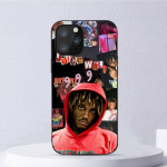 Rap Juice Wrld Singer telefoni&uuml;mbris iPhone 11 12 Mini 13 14 Pro Xs Max X 8 7 6s Plus 5 Se Xr Shell jaoks iPhoneXR