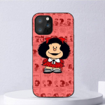Cartoon Mafalda telefoni&uuml;mbris Iphone 11 12 Mini 13 14 Pro Xs Max X 8 7 6s Plus 5 Se Xr Shell jaoks iPhone12mini