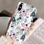 Akvarell roosilillede mustriga &uuml;mbris Samsung Galaxy A32 A52 A12 5g A72 A42 A02 A02s 4g Tpu pehme silikoon Taga Telefoni kaas For Samsung A32 5G