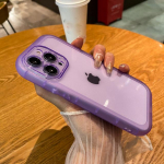 L&auml;bipaistev kaamerakaitse telefoni&uuml;mbris iPhone 13 Pro Max 11 Xs Xr X 12 11 Pro Max 13 14 p&otilde;rutuskindel kaitseraua pehme l&auml;bipaistev kate For iPhone XR