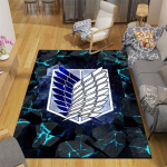 Anime Attack on Titan libisemiskindlad vaibad Suured elutoa vaibad Mugavad vaibad Pehme p&otilde;randamattide vaibad magamistoas 80cm x 120cm