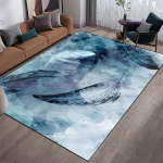 Moodne luksuslik v&auml;rviline sulgede vaipkate elutoa libisemiskindlad vaibad kohvilaua jaoks, esikusse, p&otilde;randamati sisekujundus 120cm x 160cm