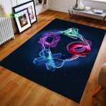 M&auml;ngukontroller M&auml;ngu 3D prinditud vaip elutoa vaipade jaoks Matkamatid Libisemisvastane vaip Joogamatt Kingitus poisile 80cm x 120cm