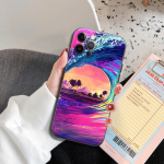 Telefoni&uuml;mbris iPhone 11 12 13 Pro 2022 7 8 SE XR XS Max 5 5s 6 6s Plus &uuml;mbris Pehme silikoonist kate suvek&otilde;rged merepalmid iPhone 13 Pro Max