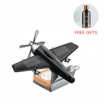 Auto &Otilde;huv&auml;rskendaja P&auml;ikeseenergia Lennuki Dekoratsioon Mini Auto Parf&uuml;&uuml;m &Otilde;huv&auml;rskendaja L&otilde;hn Auto Lennuk must