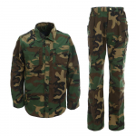 Kaheosaline komplekt meestele Klassikaline pikkade varrukatega s&auml;rk LS Jungle Camouflage Ribstop t&ouml;&ouml;riiete p&uuml;kste komplekt S