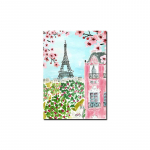 L&otilde;uendmaal Akvarell Botaaniline lillearhitektuur Linnavaade Seinakunst Plakatid ja tr&uuml;kised P&otilde;hjamaade elutoa sisustus 21X30cm No Frame