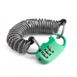 Mootorratta kiivri lukk Mini jalgratta lukk jalgratta lukk &uuml;likerge 3-kohaline paroolilukk jalgrattas&otilde;it vargusvastane mootorratta lukk roheline