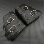 Mootorratta sadulakott uus moodne PU krokodillinahast pagasi kotka kott Harley Sportsteri veekindla t&ouml;&ouml;riista jaoks One Pair black