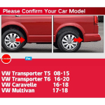 Poriklapid Volkswagen VW Transporter Caravelle Multivan T5 T6 2008- porilapid Poritiibad eesmised tagumised porilauad autole Multivan Caravelle black