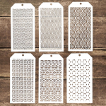 6 tk 12*24 cm &otilde;mblusteta &scaron;abloon scrapbookingu jaoks Maalialbumi paberkaart k&auml;sit&ouml;&ouml; tegemiseks Dekoratiivne reljeefne mall