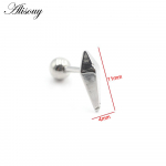 Alisouy 2tk Kirurgilisest terasest Leht Kuu Madu T&auml;ht S&uuml;da K&otilde;rva N&otilde;elk&otilde;rvar&otilde;ngad K&otilde;hre Helix Lobe Conch Mehed Naised Piercing Jewlelry