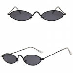 Naiste p&auml;ikeseprillid Meeste prillid Mood metallist v&auml;ikese raamiga p&auml;ikeseprillid Retro ovaalsed p&auml;ikeseprillid Ocean Sheet Cross-border meeste ja naiste prillid must