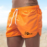 Meeste ujumisriided L&uuml;hikesed kuivavad rannap&uuml;ksid Seksikad ujumistrikoo suvised ujumisp&uuml;ksid suplemiseks Vabaaja p&uuml;ksid Sunga Surf Volleybal 3XL(185-190)90-100KG