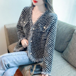 Xiaoxiangfeng Temperament Famous Lady Tutt l&uuml;hike jope naiste s&uuml;gis uus stiil avara liibumisega pikkade varrukatega disain kootud top S