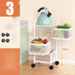 P&ouml;&ouml;rlev riiul k&auml;ru p&otilde;rand Magamistoa Baby Mitmekihiline eemaldatav k&ouml;&ouml;k Mobiilne suupistete organiseerija Vannitoa hoiuriiul koju 3 Layer