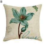 Viska padjakate Kriimustusvastane hingav pestav Creative Square Padja Lilleprintimine Padjalipik &uuml;hiselamule B