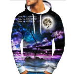 Meeste mood Scenery Leaf kapuuts Puhkusereisid Waterfall 3D Prinditud dressipluus Unisex Pullover Kamuflaaž vabaaja jope XXXL